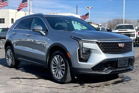 Silver 2024 Cadillac XT4 Premium Luxury for sale in Topeka, KS