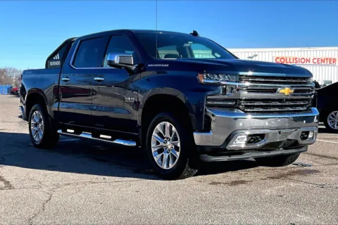 Blue 2019 Chevrolet Silverado 1500 LTZ for sale in Topeka, KS