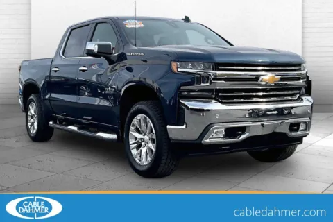 Blue 2019 Chevrolet Silverado 1500 LTZ for sale in Topeka, KS