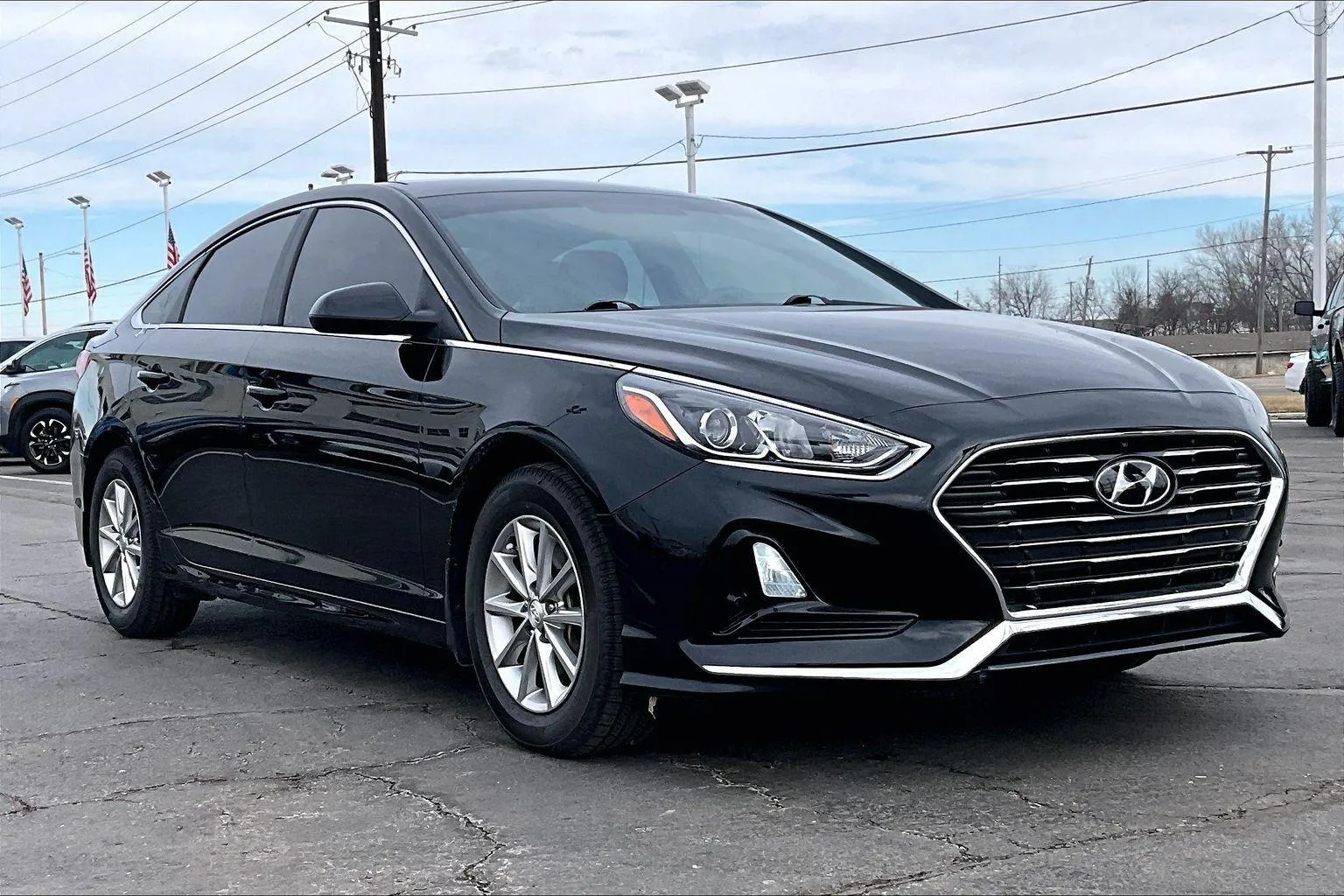 Black 2018 Hyundai Sonata SE for sale in Topeka, KS