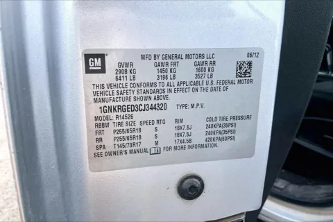 More photos of 2012 Chevrolet Traverse LT w/1LT at Cable Dahmer of Topeka, KS