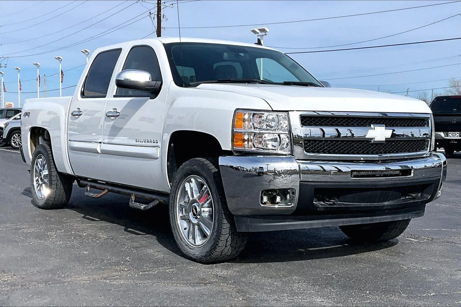 White 2012 Chevrolet Silverado 1500 LT for sale in Topeka, KS