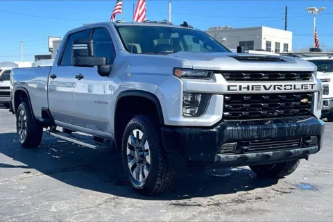 Silver 2023 Chevrolet Silverado 2500 HD Custom for sale in Topeka, KS