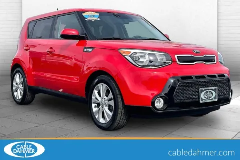 Red 2016 Kia Soul + for sale in Topeka, KS