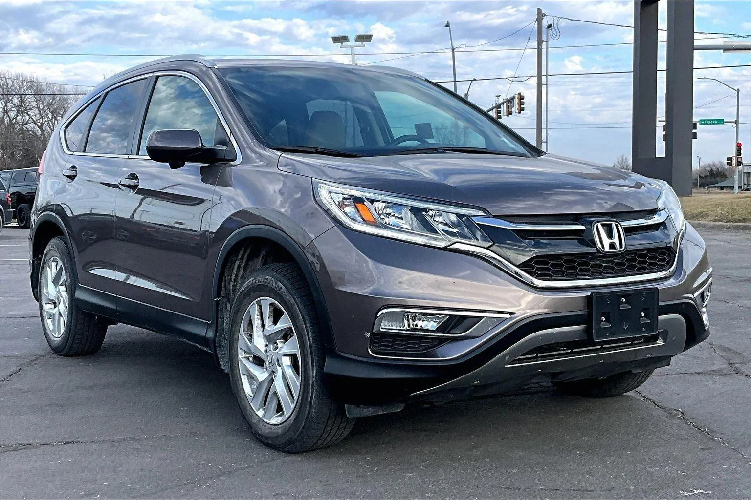 Beige 2016 Honda CR-V EX-L for sale in Topeka, KS