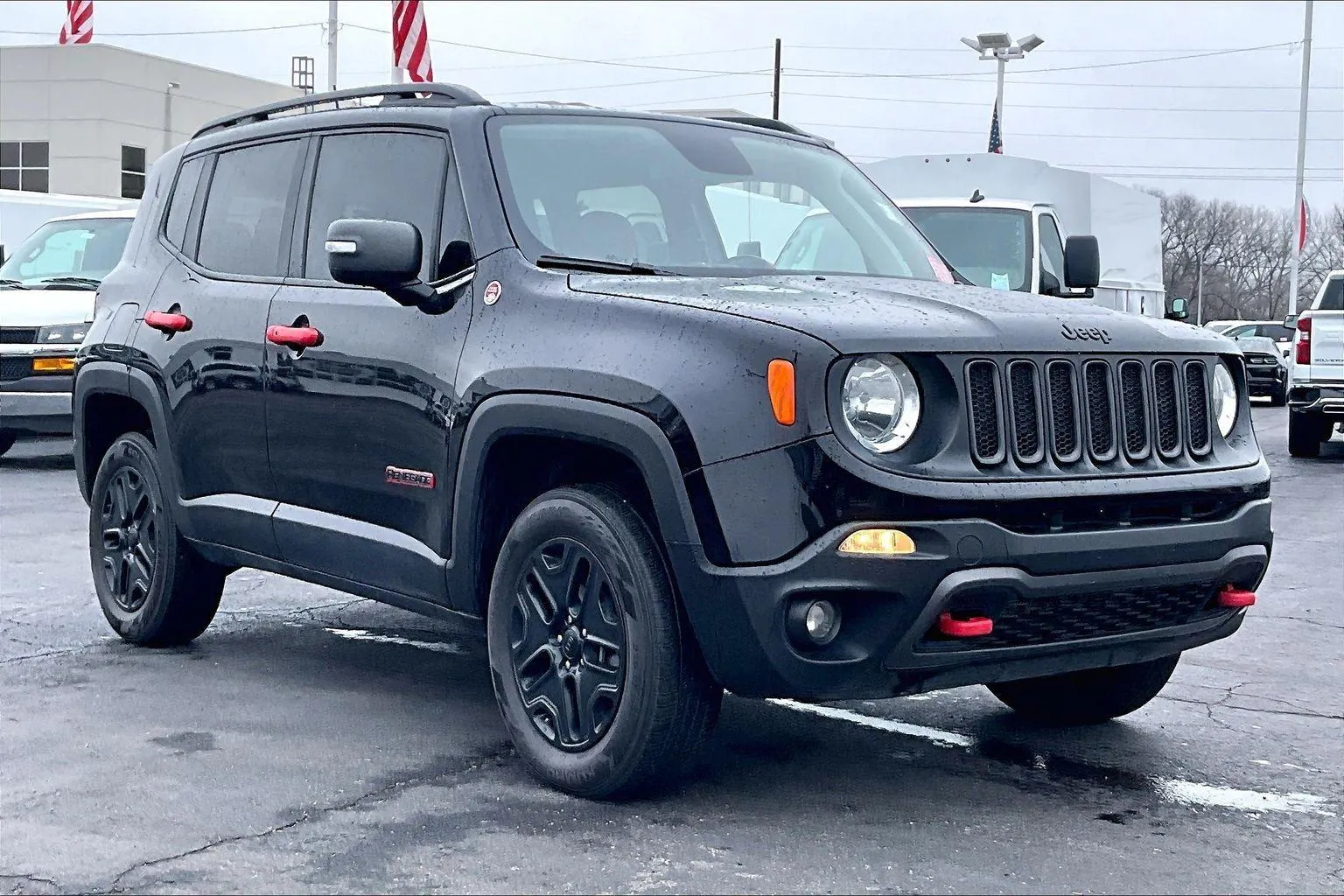 Black 2018 Jeep Renegade Trailhawk for sale in Topeka, KS