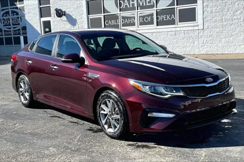 Red 2019 Kia Optima LX for sale in Topeka, KS