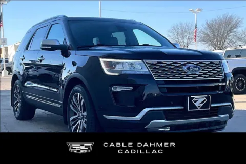 Black 2018 Ford Explorer Platinum for sale in Topeka, KS