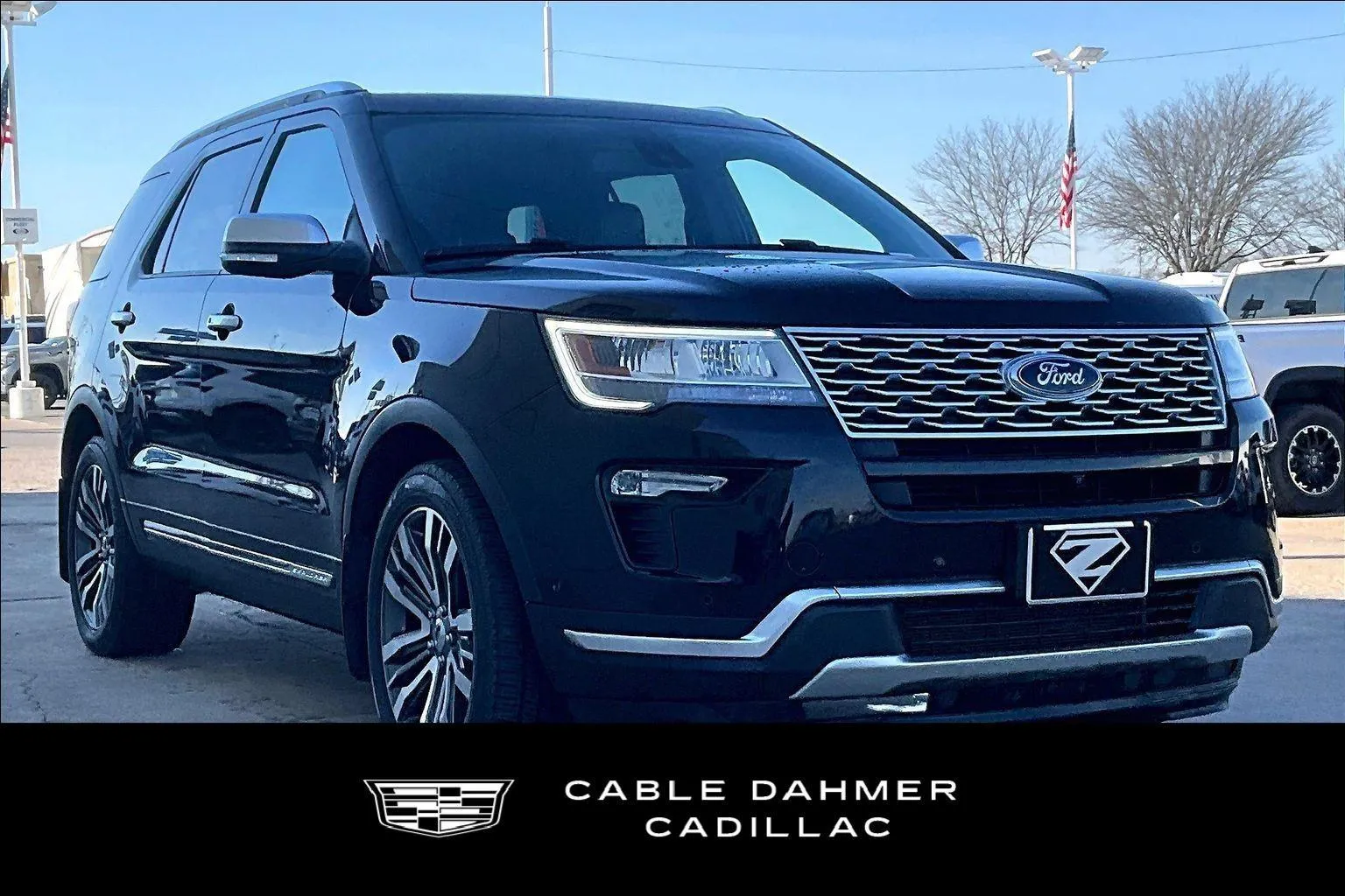 Black 2018 Ford Explorer Platinum for sale in Topeka, KS