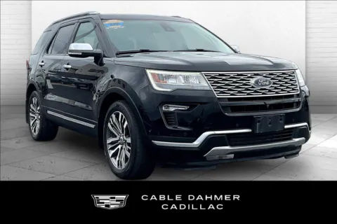 Black 2018 Ford Explorer Platinum for sale in Topeka, KS