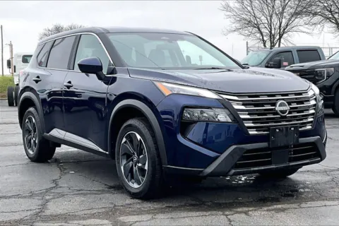 Blue 2025 Nissan Rogue SV for sale in Topeka, KS