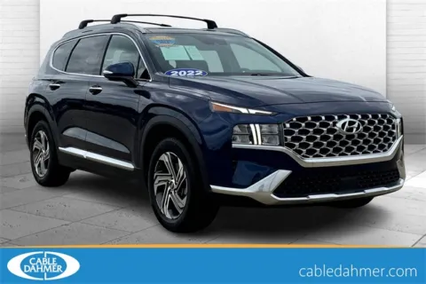 Blue 2022 Hyundai Santa Fe SEL for sale in Topeka, KS