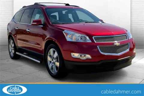 Red 2012 Chevrolet Traverse LTZ for sale in Topeka, KS