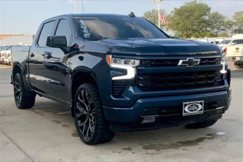 Blue 2022 Chevrolet Silverado 1500 RST for sale in Topeka, KS