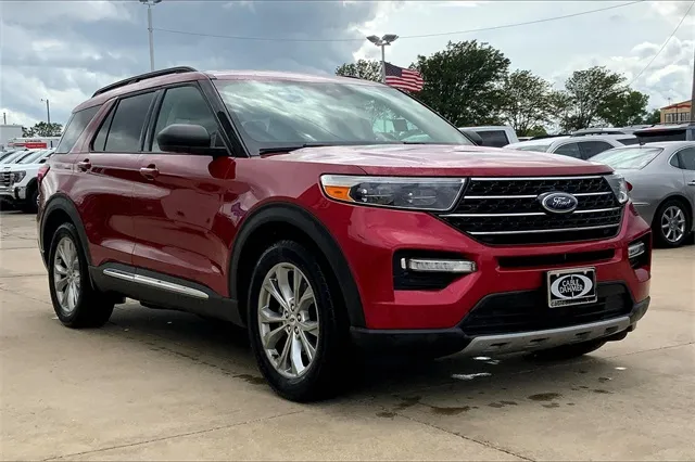 Red 2020 Ford Explorer XLT for sale in Topeka, KS