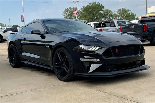 Black 2019 Ford Mustang GT Premium for sale in Topeka, KS