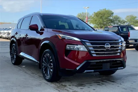 Red 2024 Nissan Rogue Platinum for sale in Topeka, KS