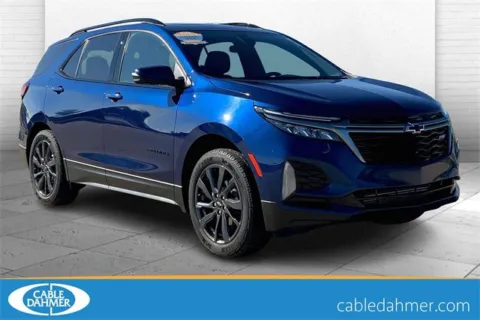 Blue 2022 Chevrolet Equinox RS for sale in Topeka, KS