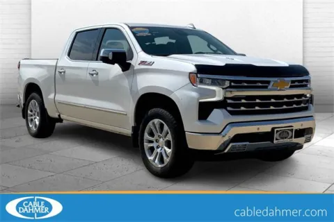 White 2023 Chevrolet Silverado 1500 LTZ for sale in Topeka, KS