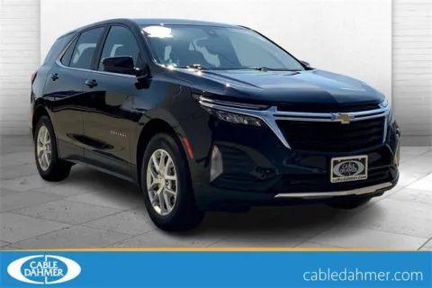 Black 2022 Chevrolet Equinox LT for sale in Topeka, KS