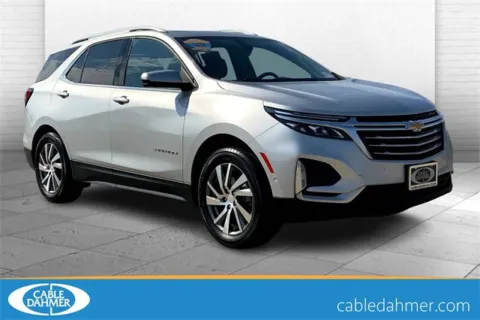 Silver 2022 Chevrolet Equinox Premier for sale in Topeka, KS