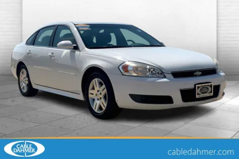 White 2011 Chevrolet Impala LT Fleet for sale in Topeka, KS