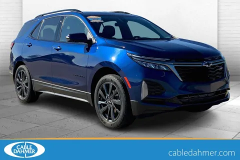 Blue 2022 Chevrolet Equinox RS for sale in Topeka, KS