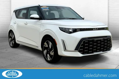 White 2023 Kia Soul GT-Line for sale in Topeka, KS