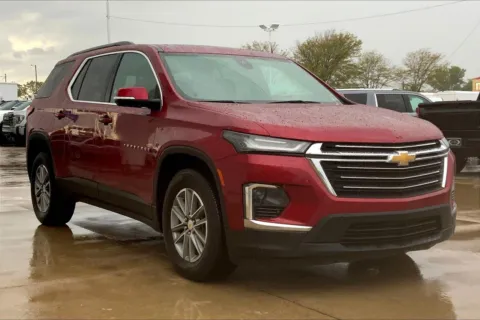 Red 2023 Chevrolet Traverse LT Cloth for sale in Topeka, KS