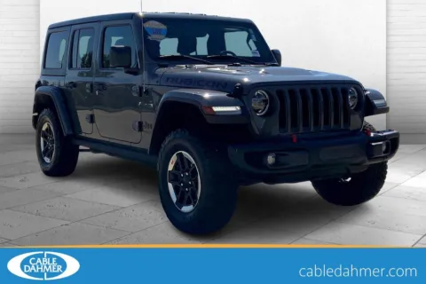 Gray 2020 Jeep Wrangler Unlimited Rubicon for sale in Topeka, KS