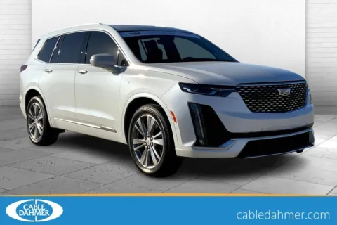White 2023 Cadillac XT6 Premium Luxury for sale in Topeka, KS