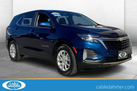 Blue 2022 Chevrolet Equinox LT for sale in Topeka, KS