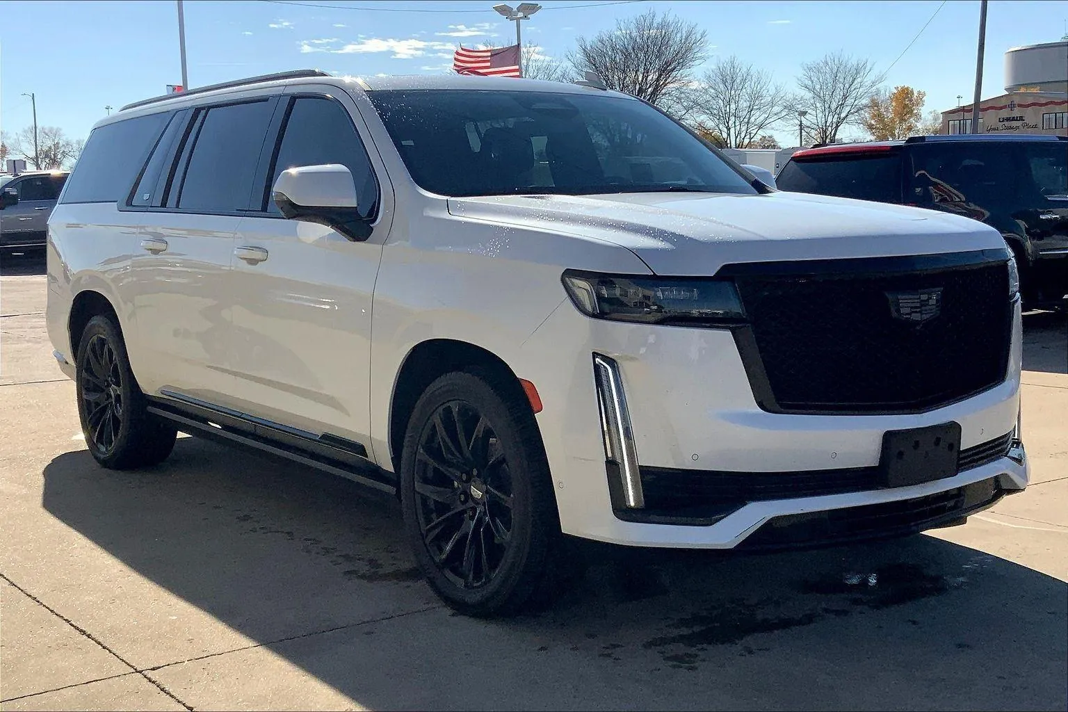 White 2021 Cadillac Escalade ESV Sport Platinum for sale in Topeka, KS