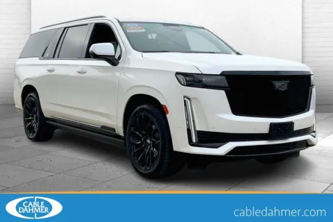 White 2021 Cadillac Escalade ESV Sport Platinum for sale in Topeka, KS