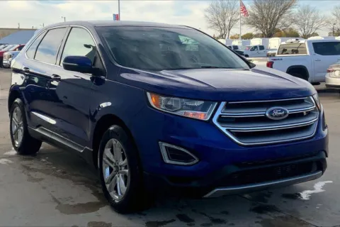 Blue 2015 Ford Edge SEL for sale in Topeka, KS