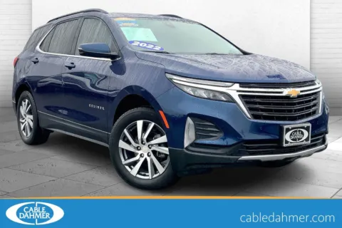 Blue 2022 Chevrolet Equinox LT for sale in Kansas City, MO