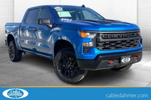 Blue 2024 Chevrolet Silverado 1500 Custom Trail Boss for sale in Kansas City, MO