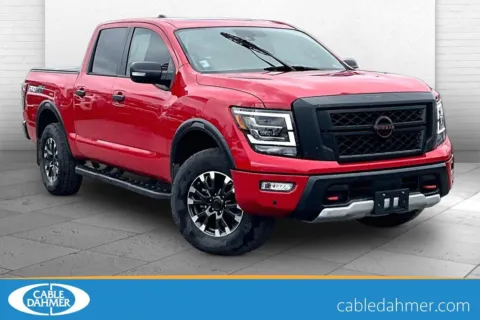 Red 2023 Nissan Titan PRO-4X for sale in Kansas City, MO