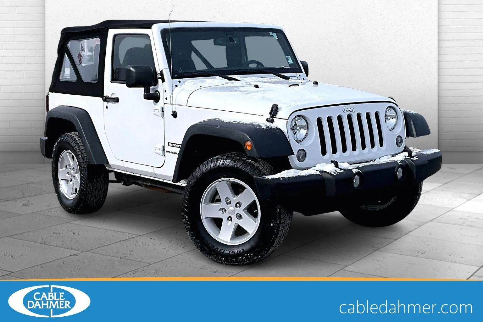White 2018 Jeep Wrangler JK Sport S for sale in Kansas City, MO
