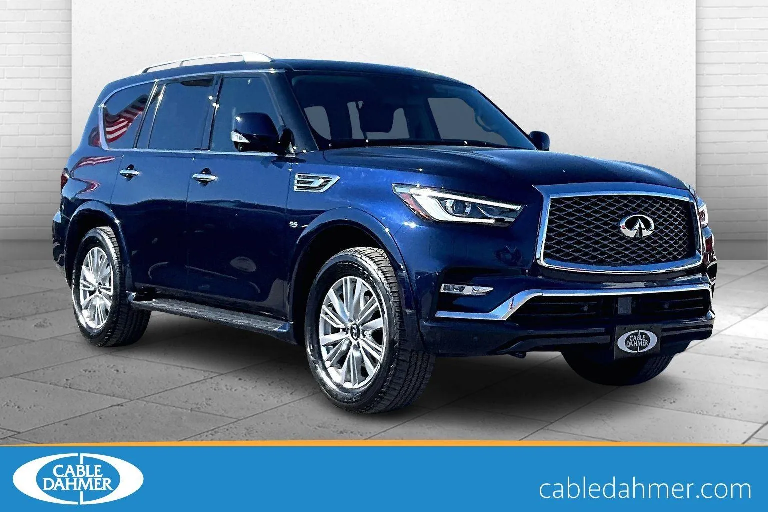 Blue 2020 INFINITI QX80 LUXE for sale in Kansas City, MO