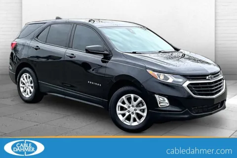 Black 2021 Chevrolet Equinox LS for sale in Kansas City, MO