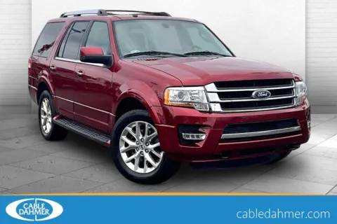 Red 2017 Ford Expedition Limited for sale in Kansas City, MO
