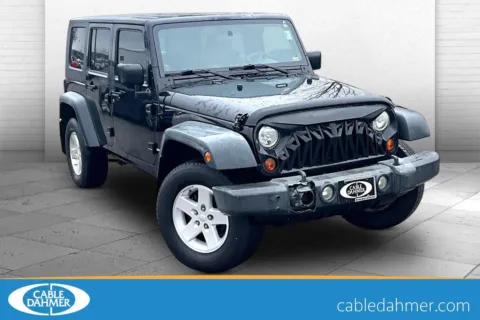 Black 2009 Jeep Wrangler Unlimited Rubicon for sale in Kansas City, MO