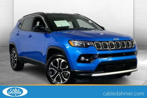 Blue 2024 Jeep Compass Limited for sale in Kansas City, MO