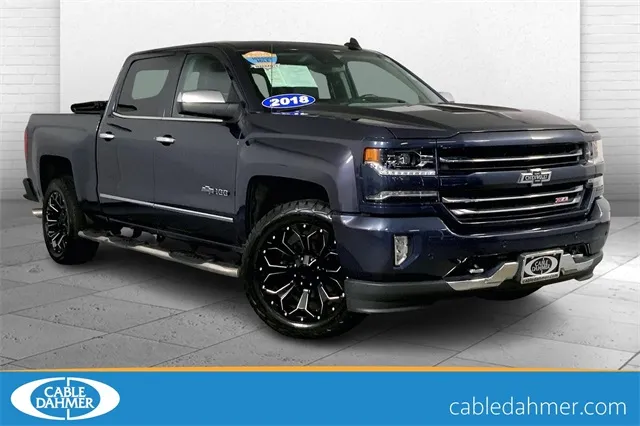 Blue 2018 Chevrolet Silverado 1500 LTZ for sale in Kansas City, MO