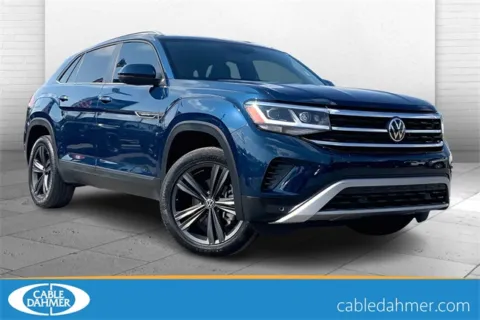 Blue 2022 Volkswagen Atlas Cross Sport 2.0T SE w/Technology for sale in Kansas City, MO