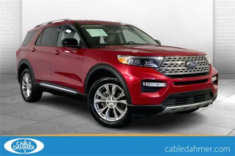 Red 2023 Ford Explorer Limited for sale in Kansas City, MO