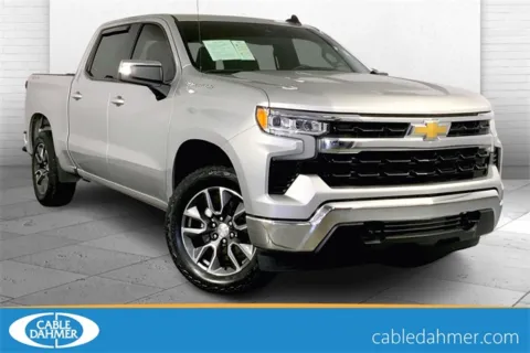Silver 2022 Chevrolet Silverado 1500 LT for sale in Kansas City, MO
