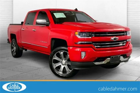 Red 2017 Chevrolet Silverado 1500 LTZ for sale in Kansas City, MO