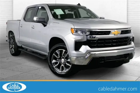 Silver 2022 Chevrolet Silverado 1500 LT for sale in Kansas City, MO
